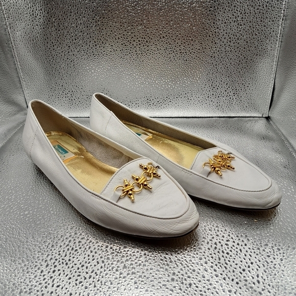 Partners White Olivia Flats Women's Size 7.5 - Picture 2 of 9